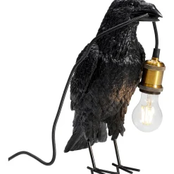 KARE Design Lampe A Poser Animal Crow Noir Mat 34Cm Hot
