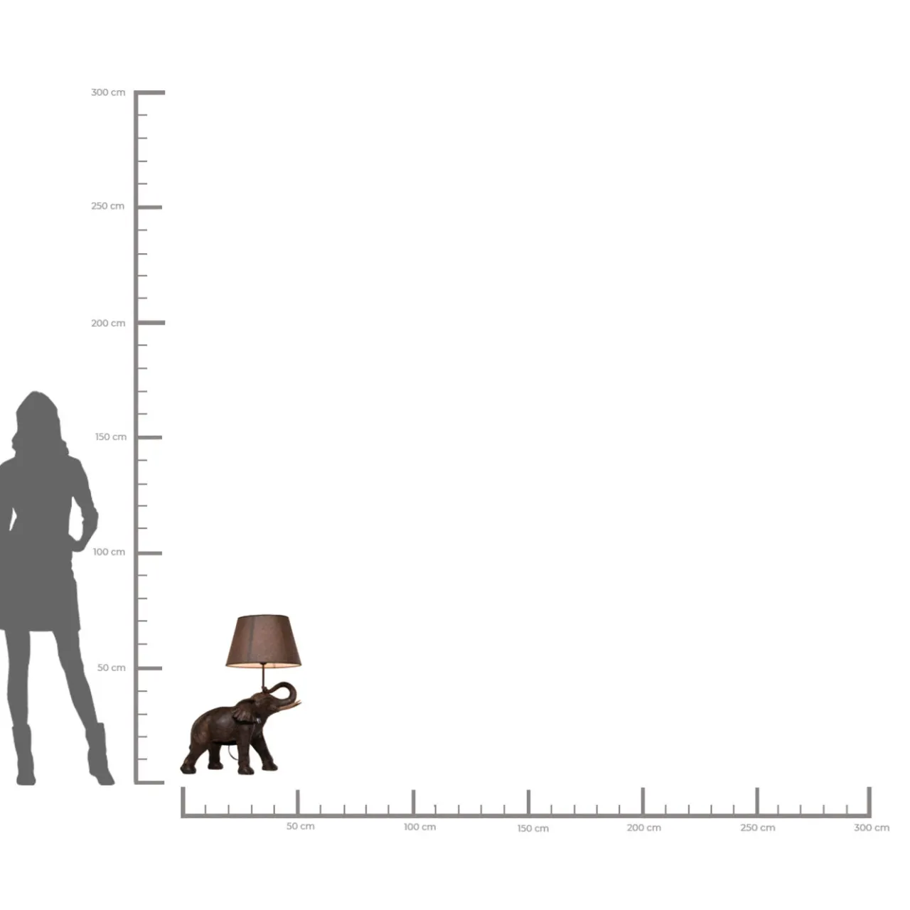 KARE Design Lampe A Poser Animal Elephant Safari 74Cm Online
