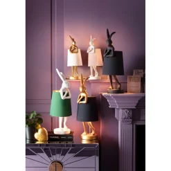 KARE Design Lampe A Poser Animal Rabbit Dore/Noir 68Cm Online