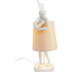KARE Design Lampe A Poser Animal Rabbit Blanc/Rose 50Cm Best