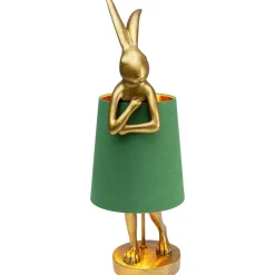 KARE Design Lampe A Poser Animal Rabbit Dore/Vert 68Cm Sale