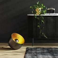 KARE Design Lampe De Sol Apollon Smooth Noir O35Cm Discount