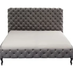 KARE Design Lit Desire Haut Gris Argente 180X200Cm Hot