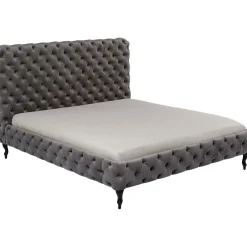 KARE Design Lit Desire Haut Gris Argente 160X200Cm Sale