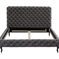 KARE Design Lit Desire Haut Gris Argente 180X200Cm New