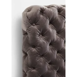 KARE Design Lit Desire Haut Gris Argente 180X200Cm New
