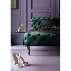 KARE Design Lit Desire Velours Vert 180X200Cm Clearance