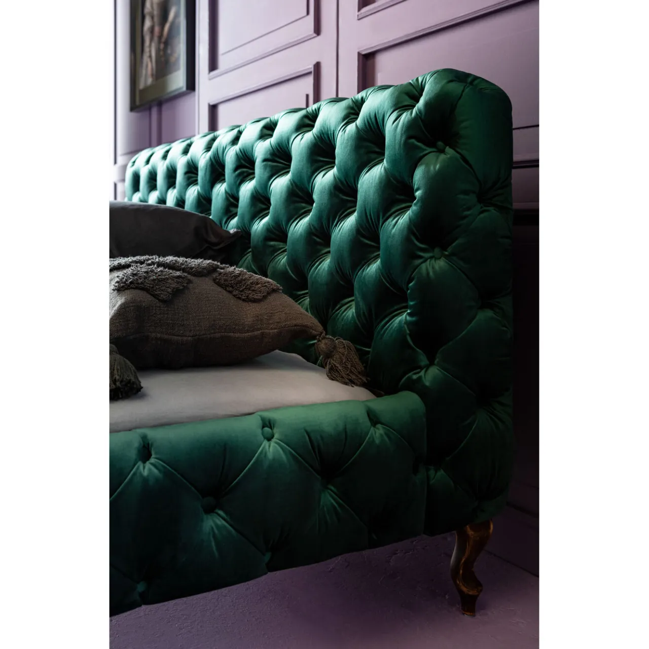 KARE Design Lit Desire Velours Vert 180X200Cm Clearance