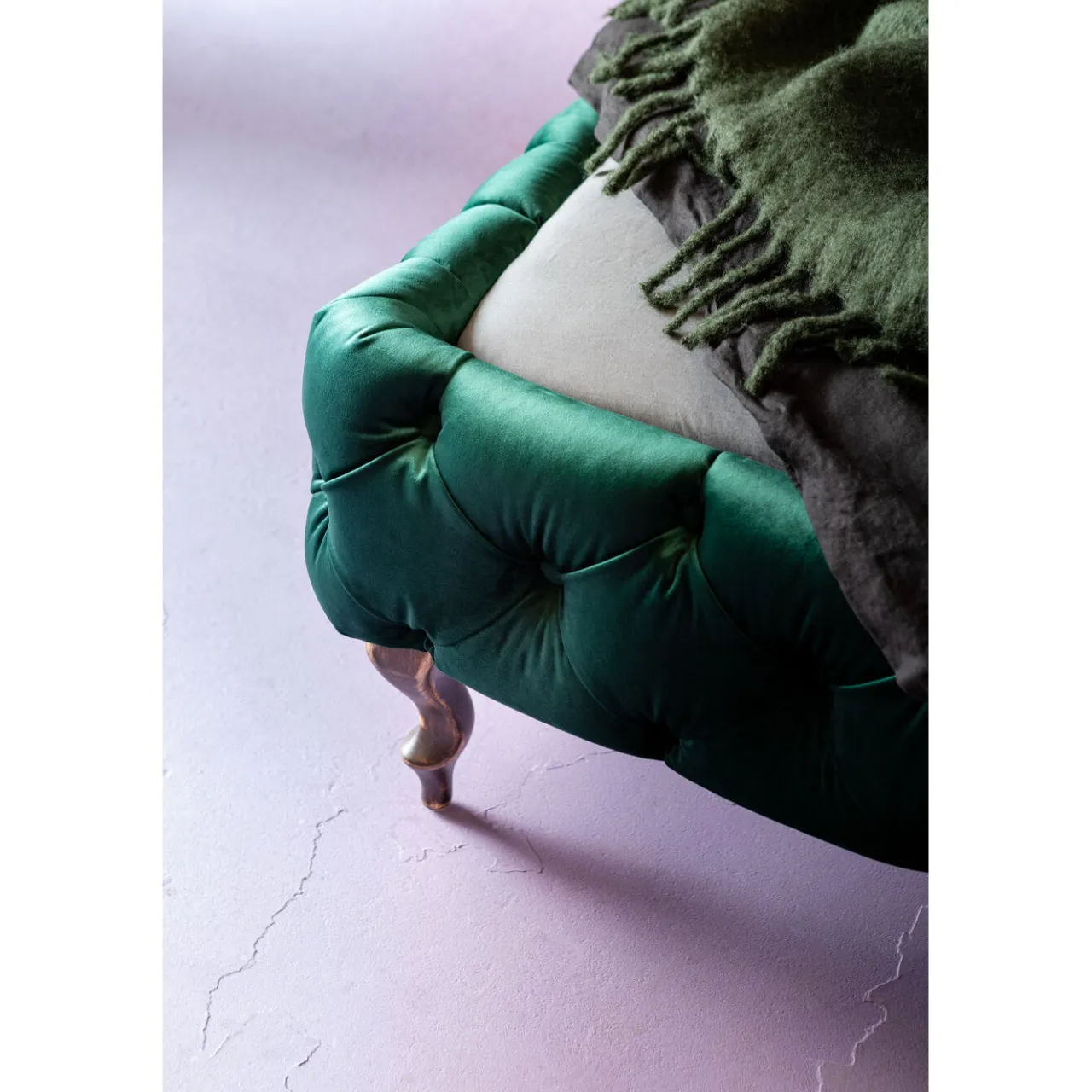 KARE Design Lit Desire Velours Vert 180X200Cm Clearance