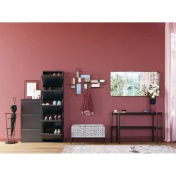KARE Design Meuble À Chaussures Caruso 3 Anthracite Outlet