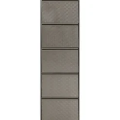 KARE Design Meuble À Chaussures Caruso 5 Alu Brosse Clearance