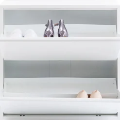 KARE Design Meuble À Chaussures Caruso 2 Double Blanc Clearance