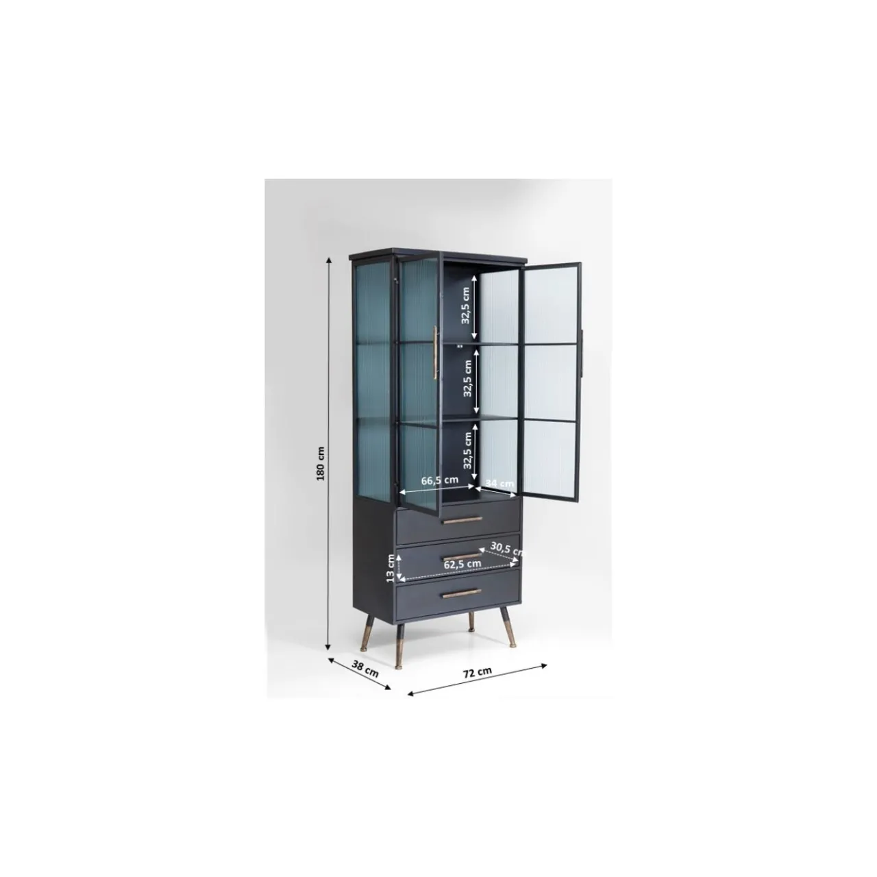KARE Design Meuble Haut La Gomera 2-Portes/3-Tiroirs New