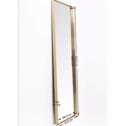 KARE Design Miroir Curve Rectangulaire Laiton 70X200Cm Sale