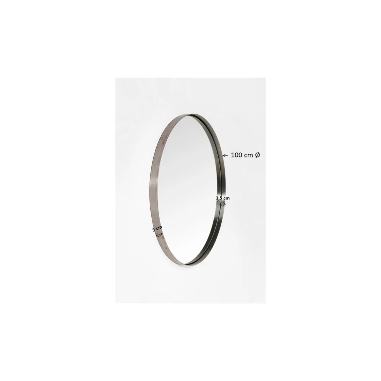 KARE Design Miroir Curve Rond Cuivre O100Cm Best
