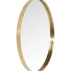 KARE Design Miroir Curve Rond Laiton O100Cm