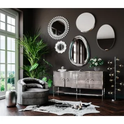 KARE Design Miroir Curvy Look Chrome O60 Best