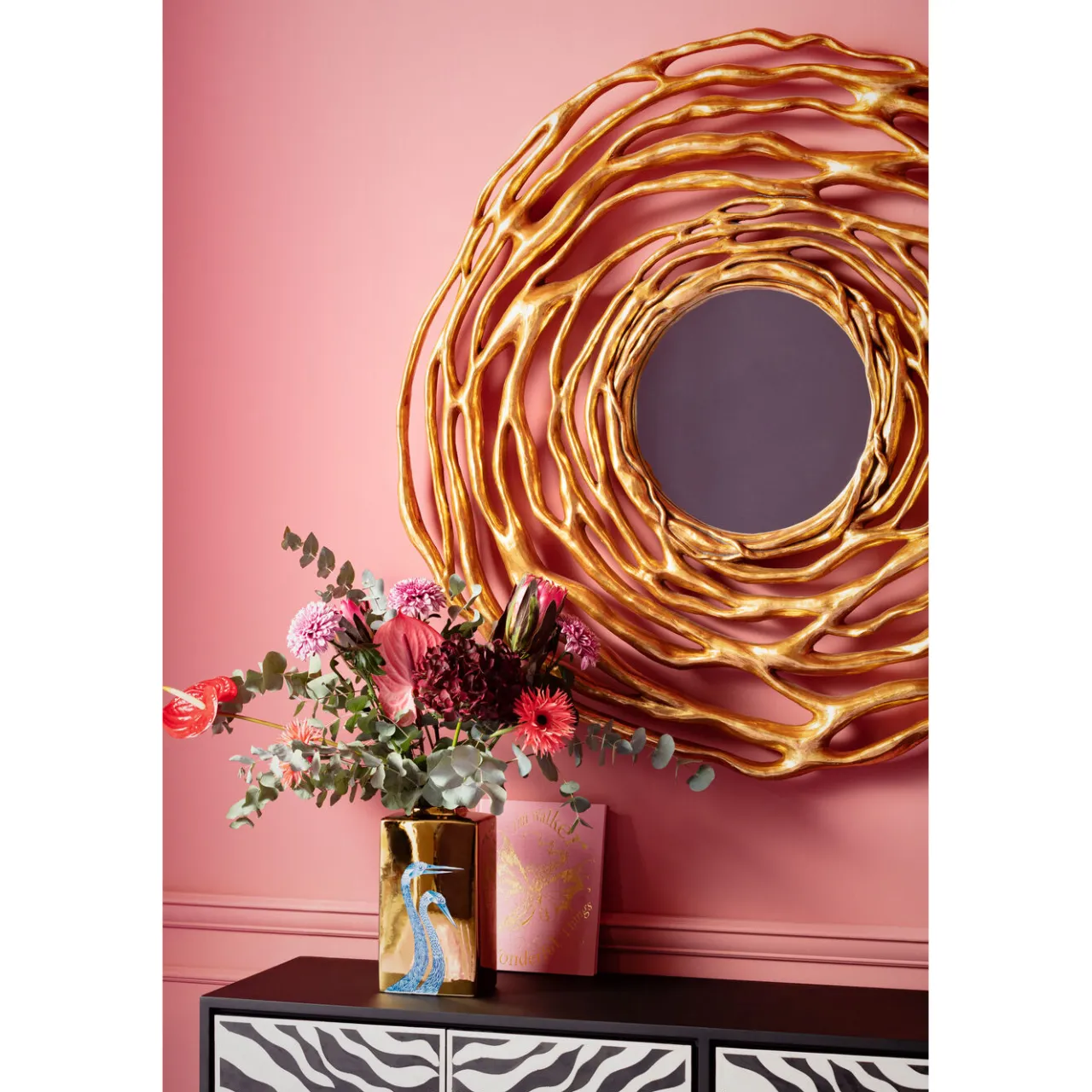 KARE Design Miroir Mural Twiggy Dore O121Cm Discount