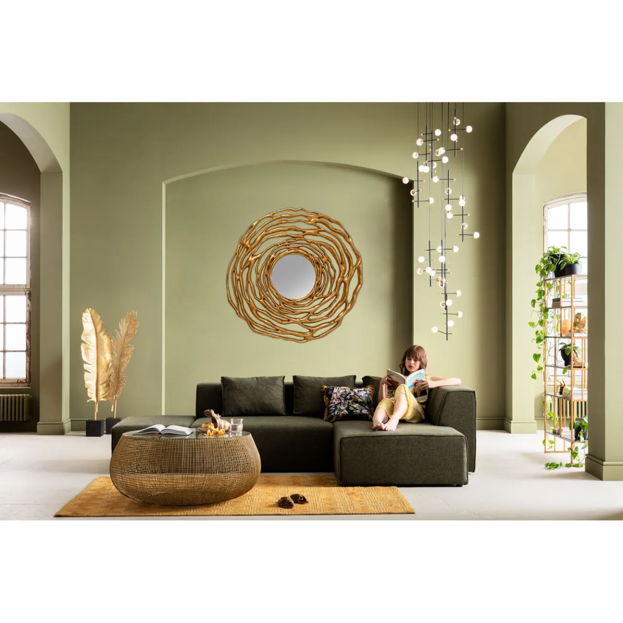 KARE Design Miroir Mural Twiggy Dore O121Cm Discount