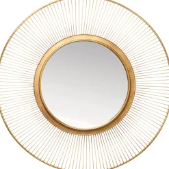 KARE Design Miroir Sun Storm Gold O93Cm Discount