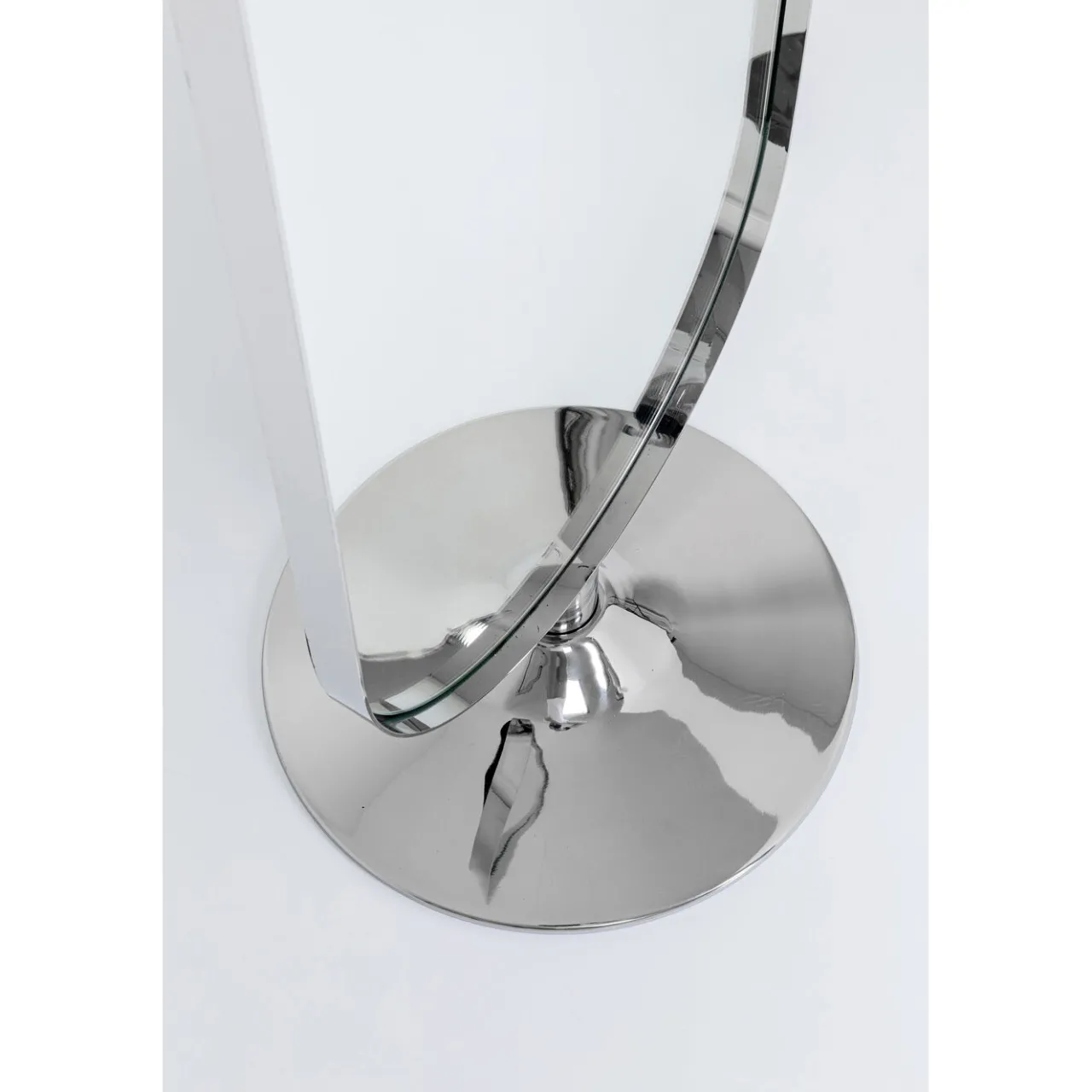 KARE Design Miroir Sur Pied Curvy Acier Poli 40X170Cm Discount