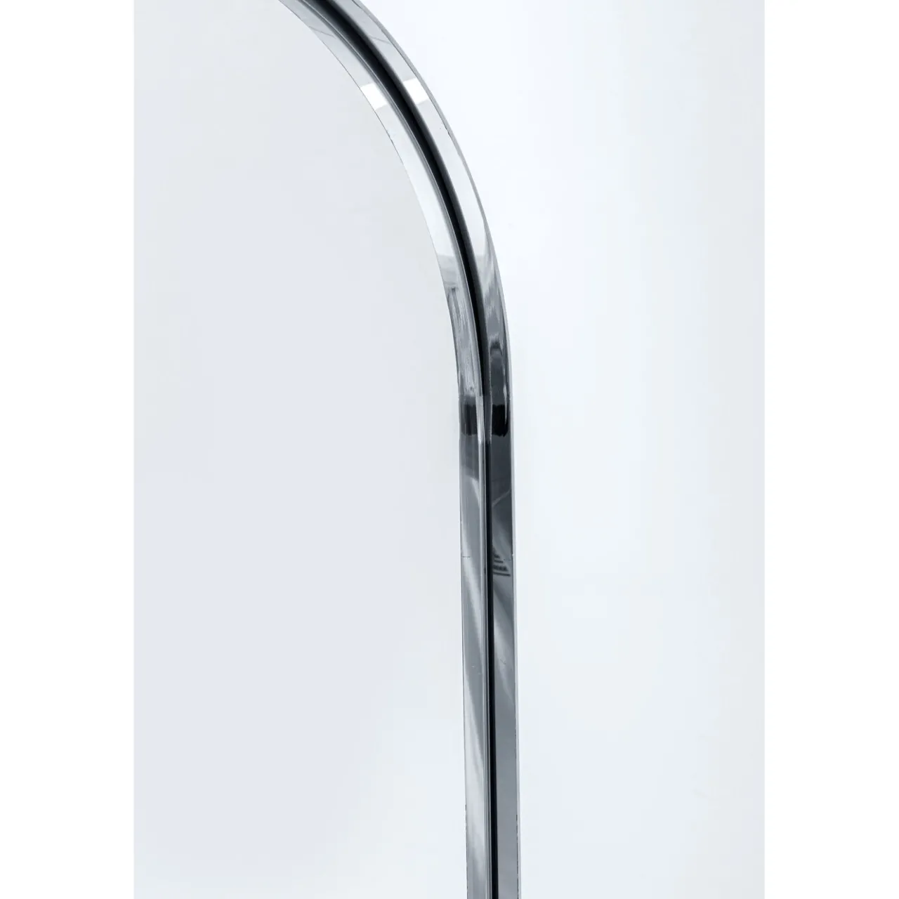 KARE Design Miroir Sur Pied Curvy Acier Poli 40X170Cm Discount