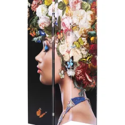 KARE Design Paravent Flowery Shoulder Vs Bunch Flowers 120X180 Best