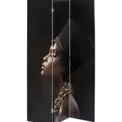 KARE Design Paravent Royal Headdress Vs Snake Girl 120X180 Outlet