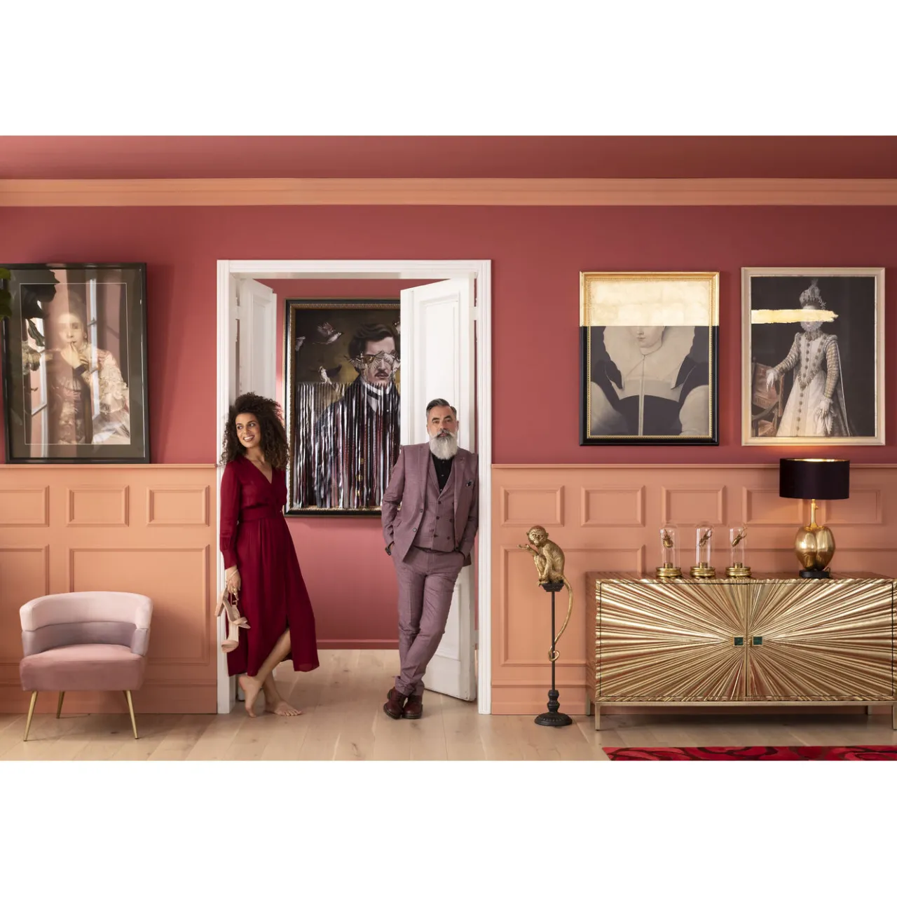 KARE Design Peinture A L Huile Frame Incognito Baroness 80X100 Outlet