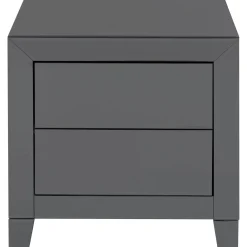 KARE Design Petite Commode Luxury Push 2 Tiroirs Gris Sale