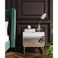 KARE Design Petite Commode Soran Dore 49X50Cm Best