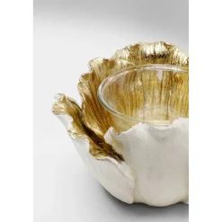 KARE Design Photophore Flower Bloom Creme-Dore O10 Best