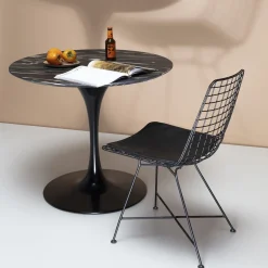 KARE Design Pied De Table Invitation Noir O60Cm New