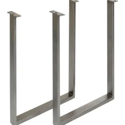 KARE Design Pietement De Table Haute Tavola Acier Brut (2/Set) Sale