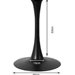 KARE Design Pietement De Table Schickeria Noir O110Cm Best