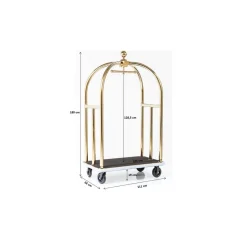 KARE Design Porte-Bagages Vip Vegas Or New