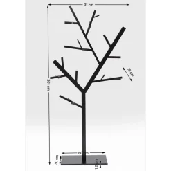 KARE Design Portemanteau Technical Tree Noir Discount