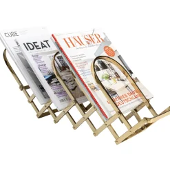 KARE Design Porte-Revues Flex Dore Hot