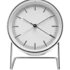 KARE Design Reveil Levin Argente 10X12Cm Sale