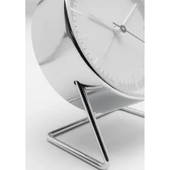 KARE Design Reveil Levin Argente 10X12Cm Sale