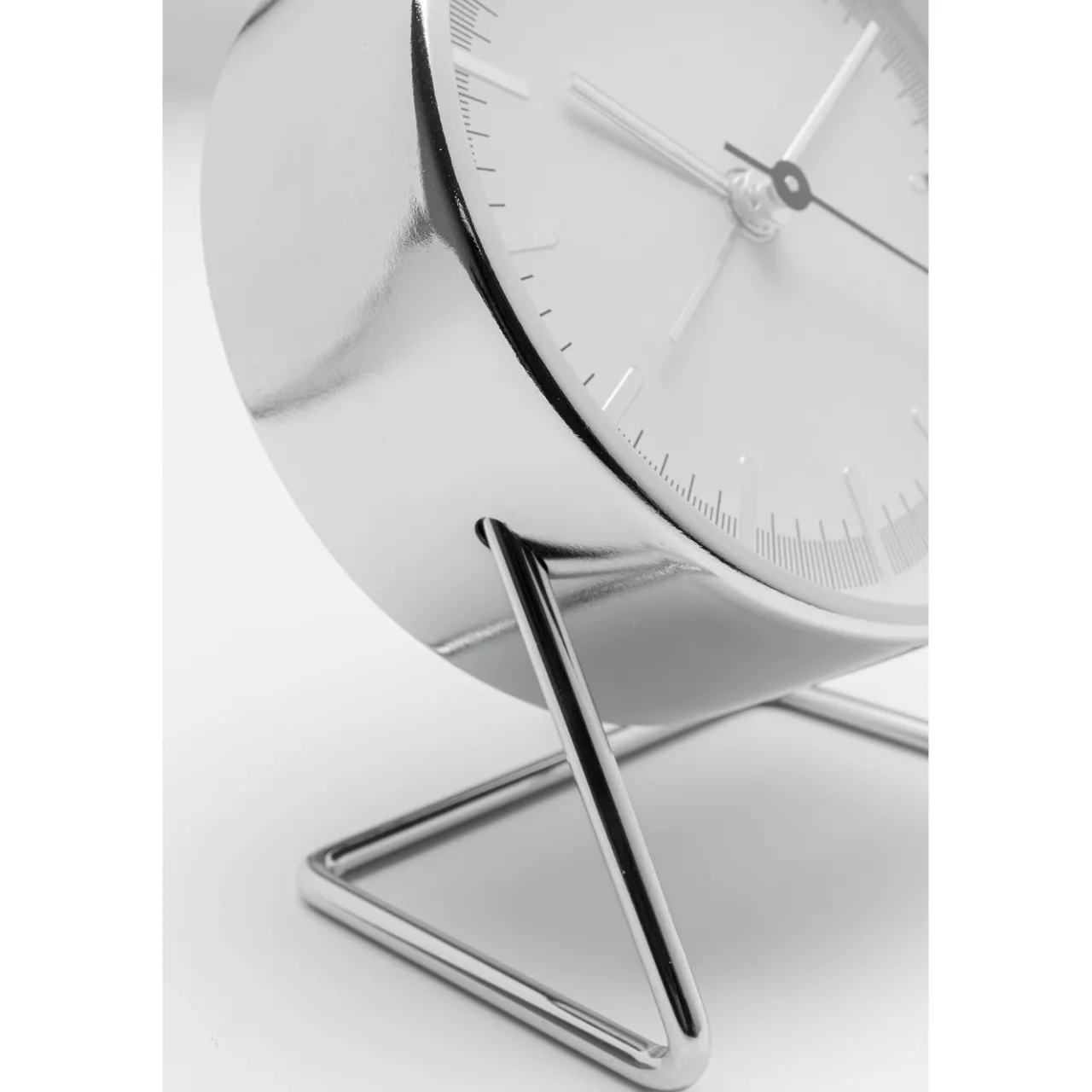 KARE Design Reveil Levin Argente 10X12Cm Sale