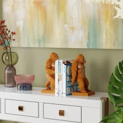KARE Design Serre-Livres Gorilla Orange (2/Set) Clearance