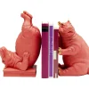 KARE Design Serre-Livres Hippo Fuchsia (2/Set) Clearance