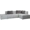 KARE Design Sofa Infinity Meridienne Droite Gris Outlet