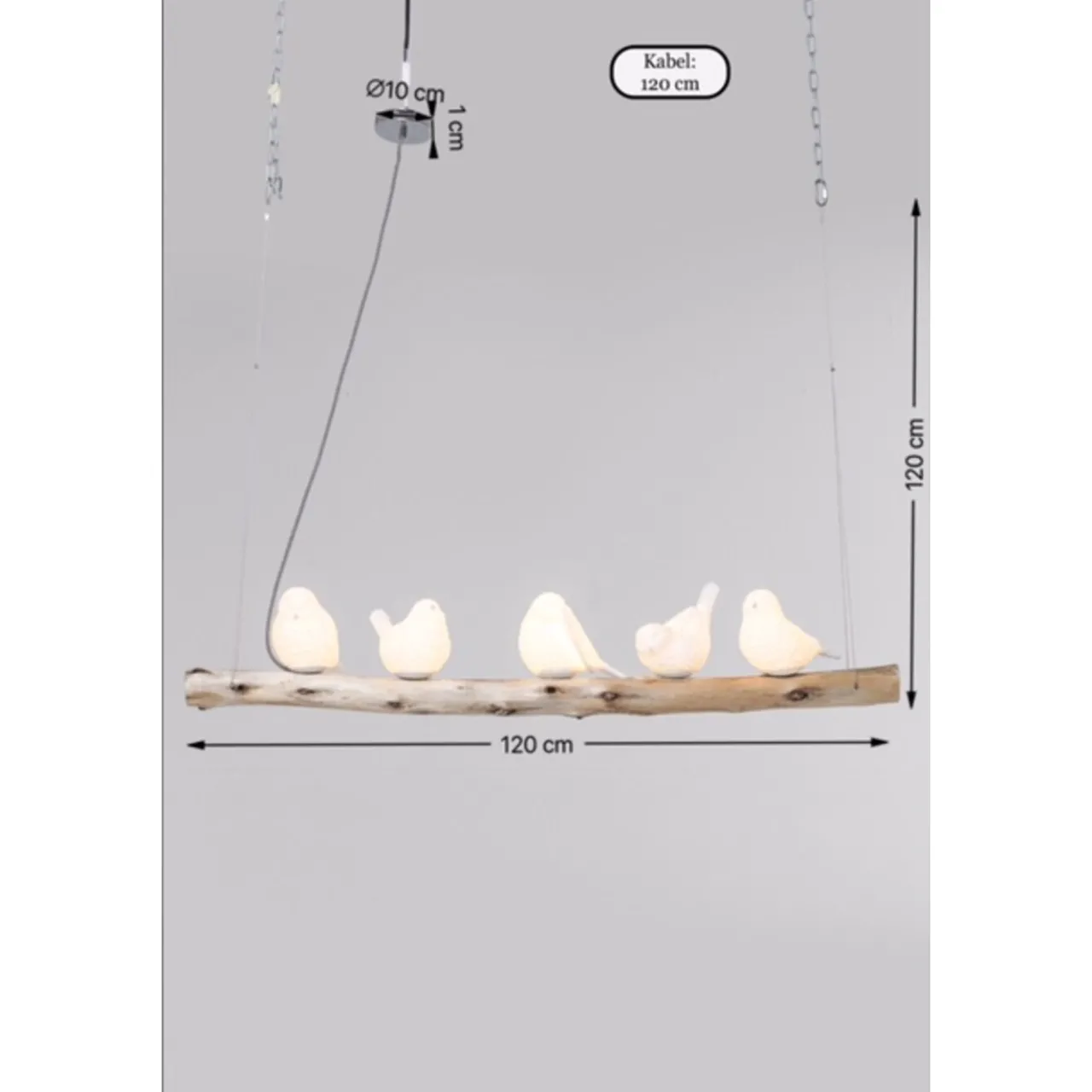 KARE Design Suspension Animal Dining Birds 120Cm Clearance