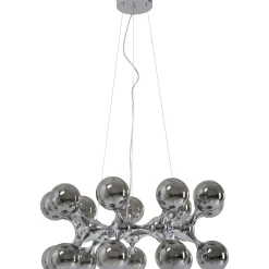 KARE Design Suspension Atomic Balls Argente O74Cm Sale