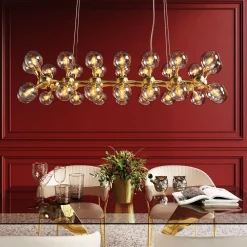 KARE Design Suspension Atomic Balls Laiton 140Cm New