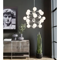KARE Design Suspension Bulb Fiction 20 Argente O102Cm Hot