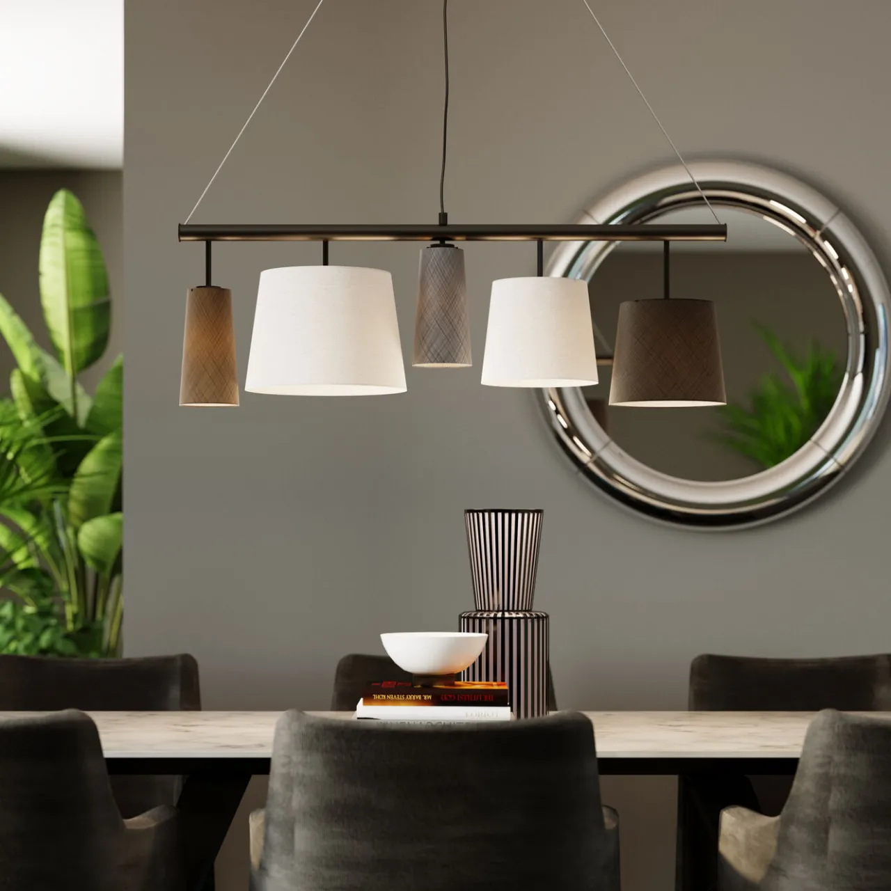 KARE Design Suspension Parecchi Noire 100Cm Discount