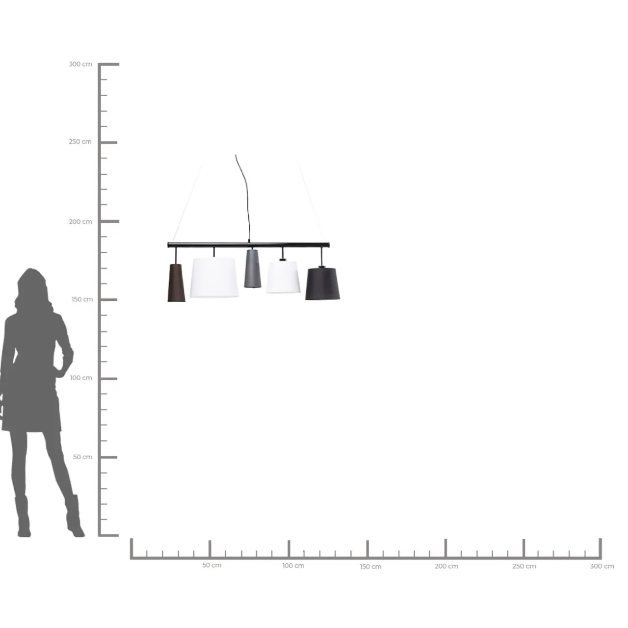 KARE Design Suspension Parecchi Noire 100Cm Discount